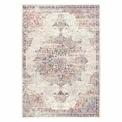 NuLOOM Sunny Wildflower Framed Medallion Rug Blue 29 NuLOOM Sunny Wildflower Framed Medallion Rug Blue -nuLOOM Sales Store unnamed file 1666