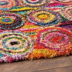 NuLOOM Kindra Colorful Circles Shag Rug -nuLOOM Sales Store unnamed file 1668