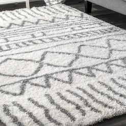 NuLOOM Airy Shag Renata Moroccan Striped Rug 7 NuLOOM Airy Shag Renata Moroccan Striped Rug -nuLOOM Sales Store unnamed file 1686