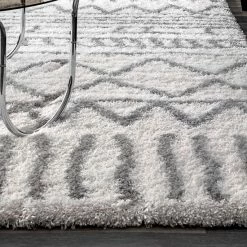 NuLOOM Airy Shag Renata Moroccan Striped Rug 8 NuLOOM Airy Shag Renata Moroccan Striped Rug -nuLOOM Sales Store unnamed file 1687