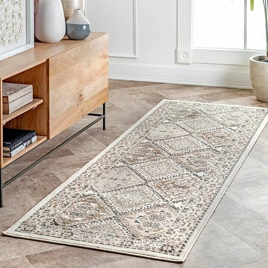 NuLOOM Vintage Tile Becca Rug Gray 7 NuLOOM Vintage Tile Becca Rug Gray - Image 5