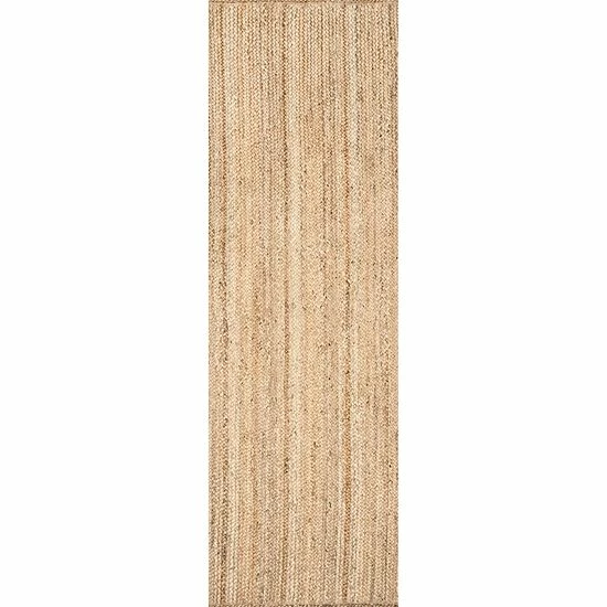 NuLOOM Rigo Solid Jute Rug Off White 9 NuLOOM Rigo Solid Jute Rug Off White - Image 7