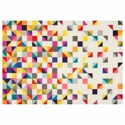 NuLOOM Carnival Takisha Triangle Geometric Rug