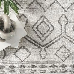 NuLOOM Audrey Machine Washable Geometric Moroccan Area Rug Red -nuLOOM Sales Store unnamed file 1754