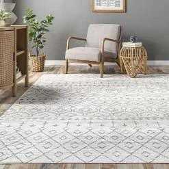 NuLOOM Audrey Machine Washable Geometric Moroccan Area Rug Red -nuLOOM Sales Store unnamed file 1755