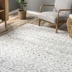 NuLOOM Audrey Machine Washable Geometric Moroccan Area Rug Red -nuLOOM Sales Store unnamed file 1756