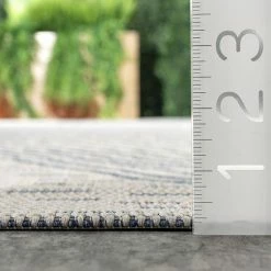Alternative view of NuLOOM Wavy Chevron Indoor/Outdoor Rug