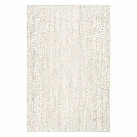 NuLOOM Rigo Solid Jute Rug Off White 15 NuLOOM Rigo Solid Jute Rug Off White - Image 13