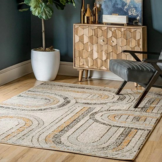 NuLOOM Livia Fading Rainbows Area Rug Blue 4 NuLOOM Livia Fading Rainbows Area Rug Blue - Image 2