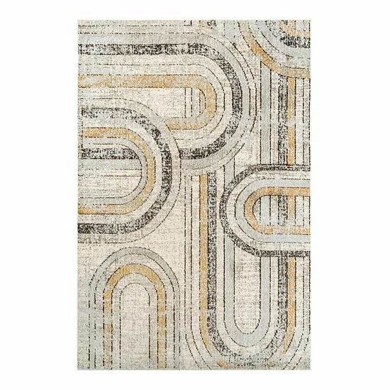 NuLOOM Livia Fading Rainbows Area Rug Blue 7 NuLOOM Livia Fading Rainbows Area Rug Blue - Image 5
