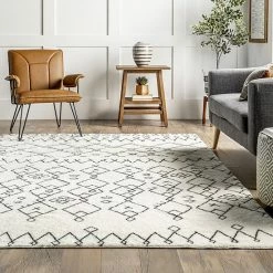 NuLOOM Bev Moroccan Machine Washable Shag Area Rug Black -nuLOOM Sales Store unnamed file 1831