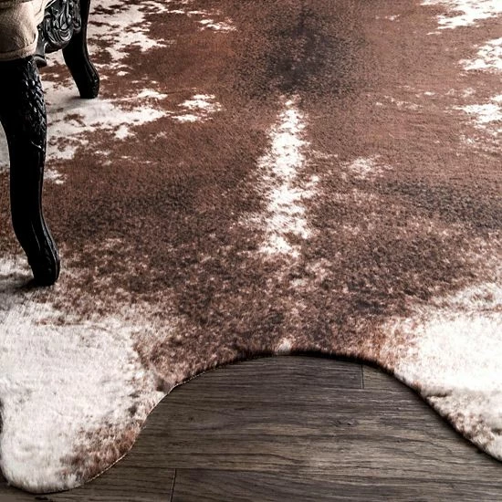 NuLOOM Halina Faux Rawhide Rug 4 NuLOOM Halina Faux Rawhide Rug - Image 2