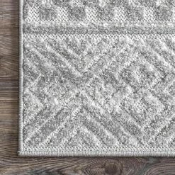 NuLOOM Kamryn Raised Tribal Bands Indoor/Outdoor Area Rug Beige Khaki 9 NuLOOM Kamryn Raised Tribal Bands Indoor/Outdoor Area Rug Beige Khaki -nuLOOM Sales Store unnamed file 1855