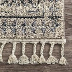 NuLOOM Claudia Diamond Tassel Area Rug Gray Multi -nuLOOM Sales Store unnamed file 1860