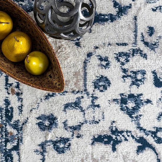 NuLOOM Haisley Vintage Medallion Area Rug Beige 6 NuLOOM Haisley Vintage Medallion Area Rug Beige - Image 4