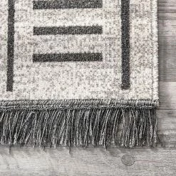 NuLOOM Outdoor Tribal Cora Rug Light Gray -nuLOOM Sales Store unnamed file 1872