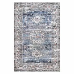 NuLOOM Drina Machine Washable Distressed Area Rug