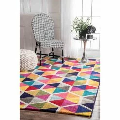 NuLOOM Carnival Maris Triangles Geometric Rug -nuLOOM Sales Store unnamed file 1912