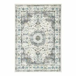 NuLOOM Traditional Medallion Verona Rug Blue -nuLOOM Sales Store unnamed file 196