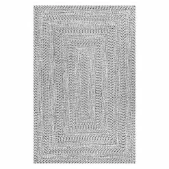 NuLOOM Rowan Braided Texture Indoor Outdoor Rug Blue -nuLOOM Sales Store unnamed file 1970