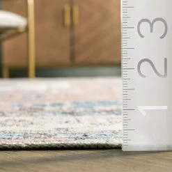 NuLOOM Eleanor Machine Washable Distressed Medallion Area Rug -nuLOOM Sales Store unnamed file 1978