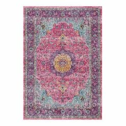NuLOOM Traditional Medallion Verona Rug Blue -nuLOOM Sales Store unnamed file 198