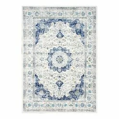 NuLOOM Traditional Medallion Verona Rug Blue -nuLOOM Sales Store unnamed file 199