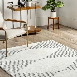 NuLOOM Diamond Pinstriped Washable Shag Area Rug -nuLOOM Sales Store unnamed file 2004