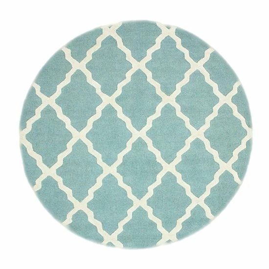 NuLOOM Marbella Marrakech Trellis Wool Rug Light Gray 5 NuLOOM Marbella Marrakech Trellis Wool Rug Light Gray - Image 3