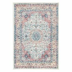 NuLOOM Traditional Medallion Verona Rug Blue -nuLOOM Sales Store unnamed file 201