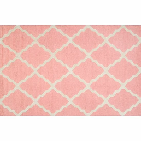 NuLOOM Marbella Marrakech Trellis Wool Rug Light Gray 8 NuLOOM Marbella Marrakech Trellis Wool Rug Light Gray - Image 6