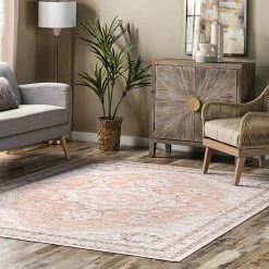 NuLOOM Tracie Machine Washable Floral Medallion Area Rug -nuLOOM Sales Store unnamed file 2022