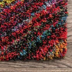 NuLOOM Ardelle Colorful Swirl Shag Rug -nuLOOM Sales Store unnamed file 2041