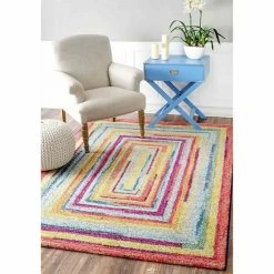 NuLOOM Carnival Hargis Labyrinth Striped Rug -nuLOOM Sales Store unnamed file 2070