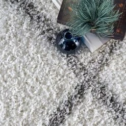 NuLOOM Easy Shag Shanna Lattice Rug Gray -nuLOOM Sales Store unnamed file 208