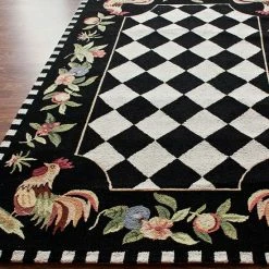NuLOOM Heritage Framed Rooster Wool Rug -nuLOOM Sales Store unnamed file 2105