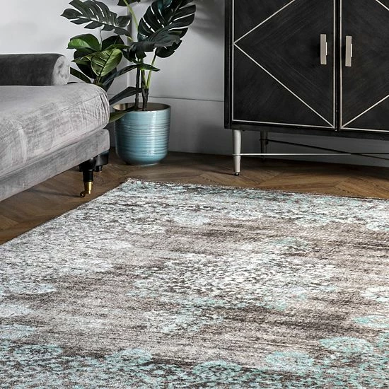 NuLOOM Vintage Corene Floral Rug Pink 9 NuLOOM Vintage Corene Floral Rug Pink - Image 7