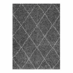 NuLOOM Easy Shag Shanna Lattice Rug Gray -nuLOOM Sales Store unnamed file 212