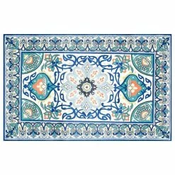 nuLOOM Sales Store 30 NuLOOM Belize Leda Framed Floral Rug