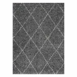 NuLOOM Easy Shag Shanna Lattice Rug Gray -nuLOOM Sales Store unnamed file 215