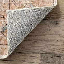 NuLOOM Dawson Machine Washable Distressed Medallion Area Rug -nuLOOM Sales Store unnamed file 2166