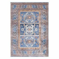 NuLOOM Vintage Lorena Tribal Rug Light Blue -nuLOOM Sales Store unnamed file 2181