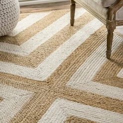 NuLOOM Edna Chevron Jute Rug -nuLOOM Sales Store unnamed file 2192