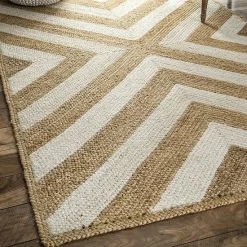 NuLOOM Edna Chevron Jute Rug -nuLOOM Sales Store unnamed file 2193