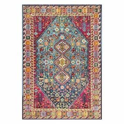 NuLOOM Vintage Erline Framed Floral Rug Black 15 NuLOOM Vintage Erline Framed Floral Rug Black -nuLOOM Sales Store unnamed file 2224