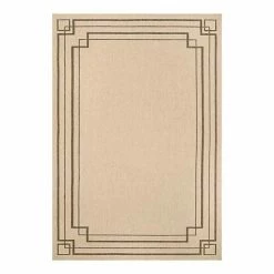 NuLOOM Katalina Modern Bordered Indoor/Outdoor Area Rug Ivory 12 NuLOOM Katalina Modern Bordered Indoor/Outdoor Area Rug Ivory -nuLOOM Sales Store unnamed file 2260