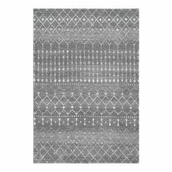 NuLOOM Bodrum Blythe Geometric Rug White Black -nuLOOM Sales Store unnamed file 227