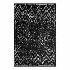 NuLOOM Blair Fading Chevrons Area Rug Black