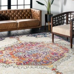 NuLOOM Maranda Vintage Medallion Rug Multi 20 NuLOOM Maranda Vintage Medallion Rug Multi -nuLOOM Sales Store unnamed file 2282