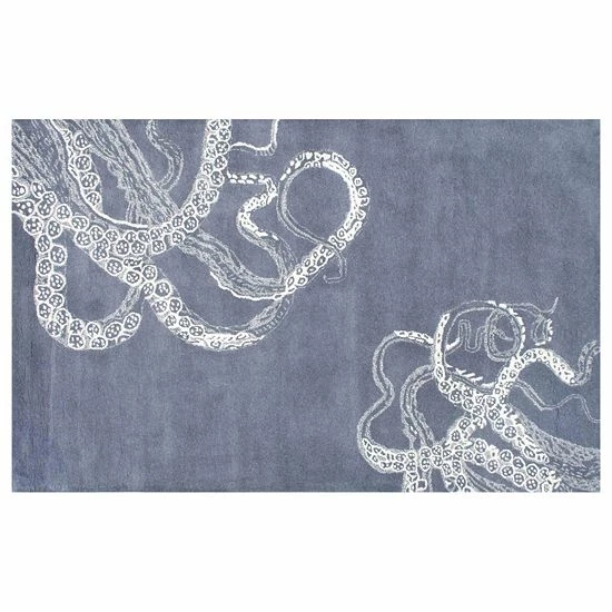 NuLOOM Kyoto Octopus Tail Wool Blend Rug Midnight 3 NuLOOM Kyoto Octopus Tail Wool Blend Rug Midnight